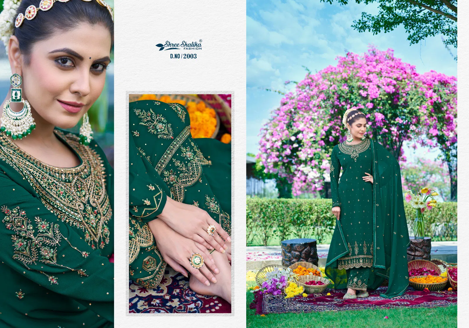 Leela Vol 2 by Shalika 2001 To 2006 Heavy Georgette Wedding Salwar Suits Wholesalers In Delhi